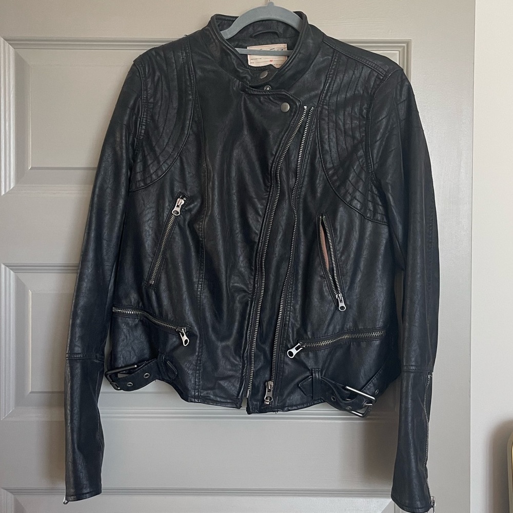 Free people, leather jacket